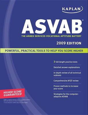 Cover of Kaplan ASVAB 2009 Edition