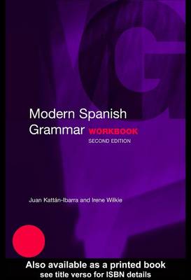 Book cover for Modern Spanish Grammar Workbook