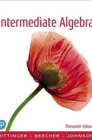 Cover of Intermediate Algebra, Books a la Carte Edition