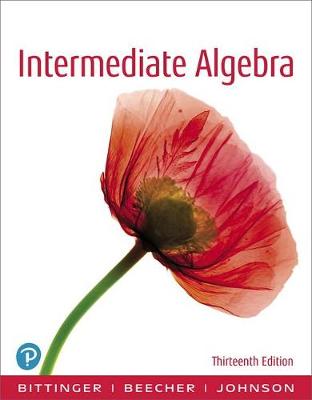 Book cover for Intermediate Algebra, Books a la Carte Edition