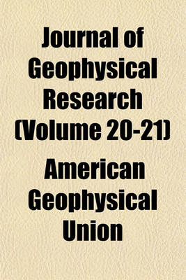 Book cover for Journal of Geophysical Research (Volume 20-21)