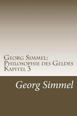 Cover of Georg Simmel