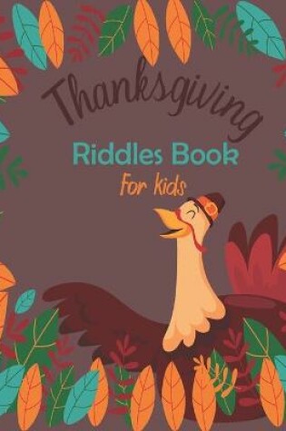 Cover of Thanksgiving Riddles Book For Kids