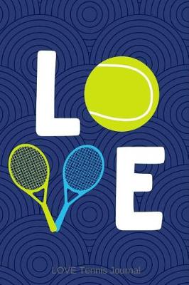 Book cover for Love Tennis Journal