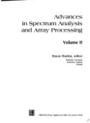 Book cover for Advances in Spectrum Analysis and Array Processing