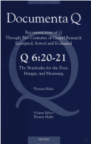 Cover of Q6: 20-21. The Beatitudes for the Poor, Hungry, and Mourning