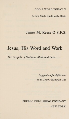 Book cover for Jesus, His Word & Work