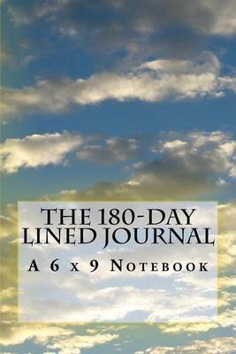 Book cover for The 180-Day Lined Journal