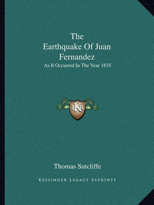 Cover of The Earthquake of Juan Fernandez