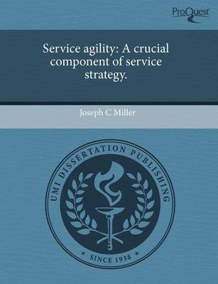 Book cover for Service Agility: A Crucial Component of Service Strategy