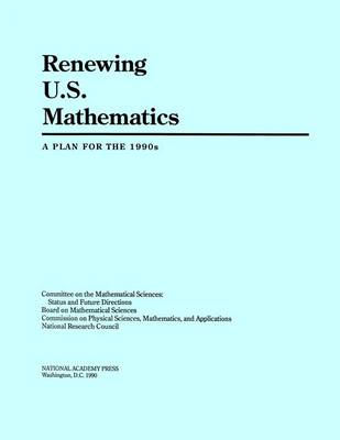Cover of Renewing U.S. Mathematics