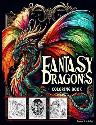 Book cover for Fantasy Dragons