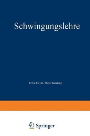 Cover of Schwingungslehre