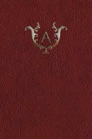 Cover of Monogram "A" Grid Notebook