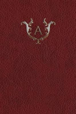Book cover for Monogram "A" Grid Notebook