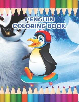 Book cover for Penguin Coloring Book