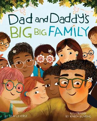 Book cover for Dad and Daddy's Big Big Family