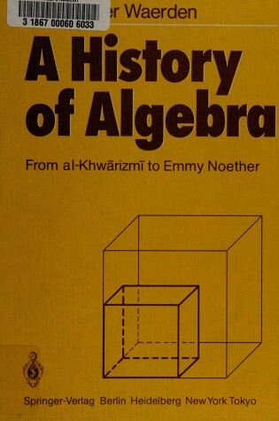 Cover of A History of Algebra