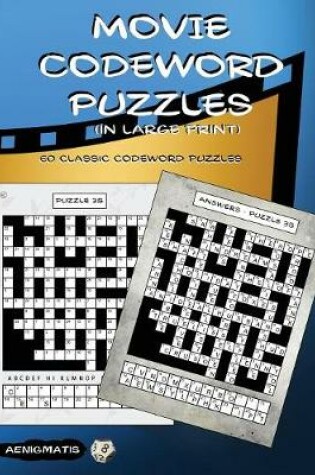 Cover of Movie Codeword Puzzles (in large print)