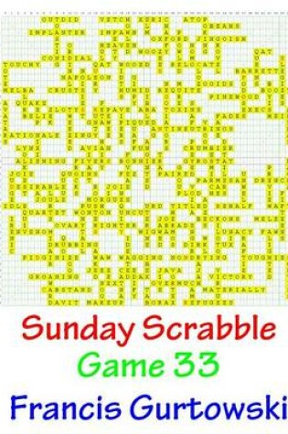 Cover of Sunday Scrabble Game 33