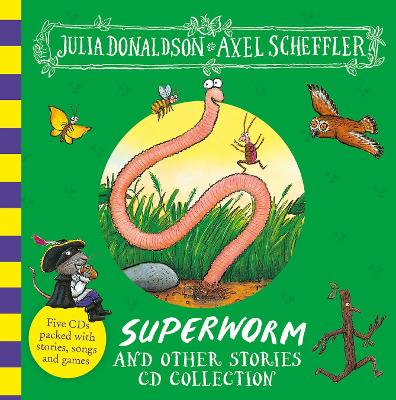 Book cover for Superworm and Other Stories CD collection