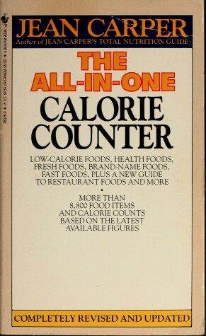 Book cover for All-in-One Calorie Counter(Ind