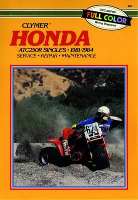 Book cover for Honda ATC250R Singles 81-84