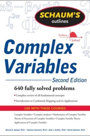 Cover of Schaum's Outline of Complex Variables, 2ed