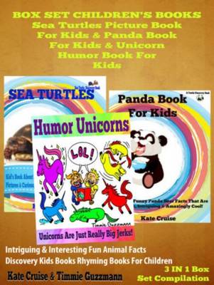 Book cover for Box Set Children's Books: Sea Turtles Picture Book for Kids & Panda Book for Kids & Unicorn Humor Book for Kids