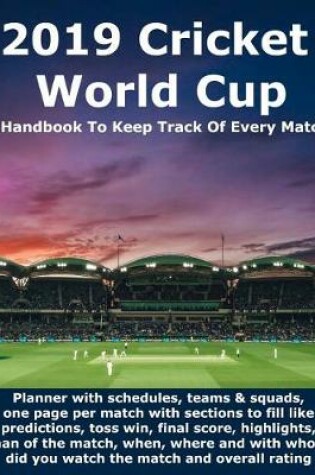Cover of 2019 Cricket World Cup