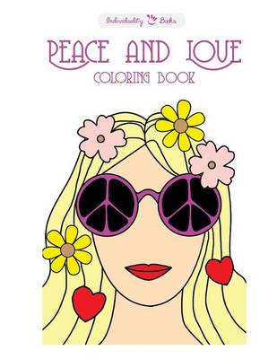 Book cover for Peace and Love Coloring Book