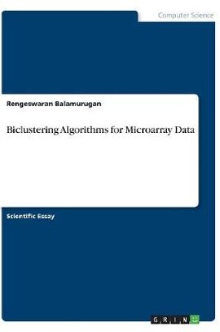 Cover of Biclustering Algorithms for Microarray Data