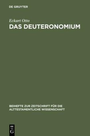 Cover of Das Deuteronomium