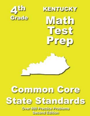 Book cover for Kentucky 4th Grade Math Test Prep