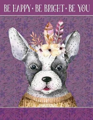 Book cover for My Big Fat Bullet Journal for Dog Lovers Cute Boho Dog 1