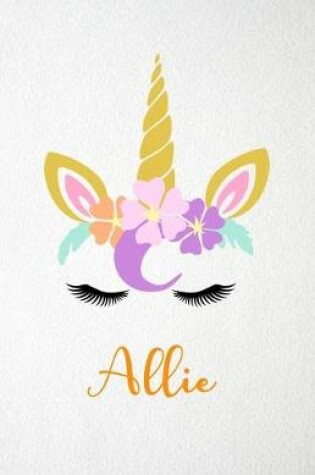 Cover of Allie A5 Lined Notebook 110 Pages