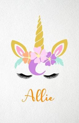 Book cover for Allie A5 Lined Notebook 110 Pages