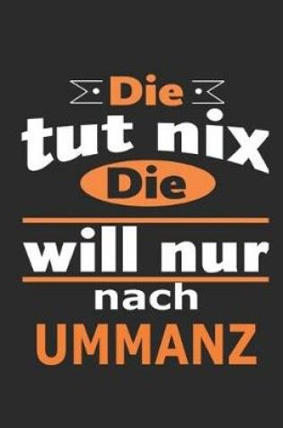 Cover of Die tut nix Die will nur nach Ummanz