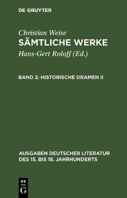 Cover of Samtliche Werke, Band 2, Historische Dramen II