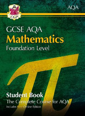 Book cover for GCSE Maths AQA Student Book - Foundation (with Online Edition)
