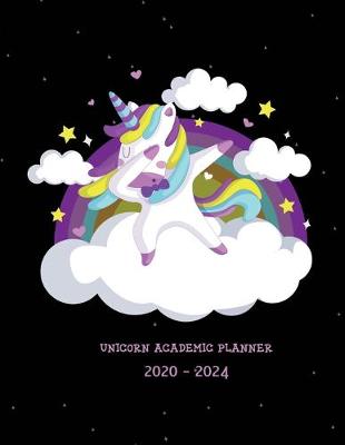 Book cover for Unicorn Academic Planner 2020-2024