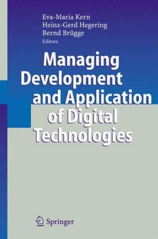 Cover of Managing Development and Application of Digital Technologies