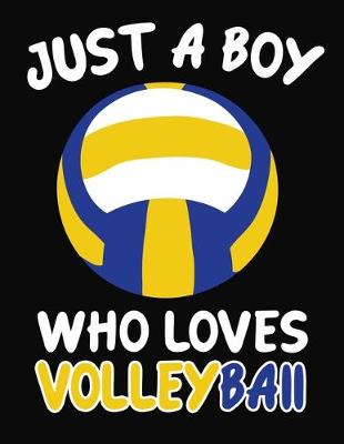 Book cover for Just a Boy Who Loves Volleyball