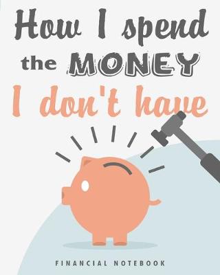 Book cover for How I spend the money I don't have Financial Notebook