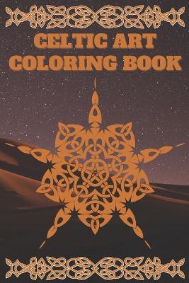 Book cover for celtic art coloring book