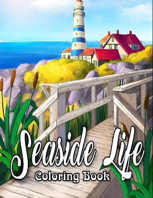 Book cover for Seaside Life Coloring Book