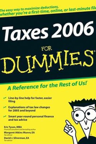 Cover of Taxes 2006 For Dummies
