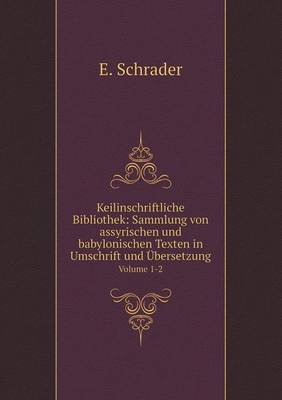 Book cover for Keilinschriftliche Bibliothek