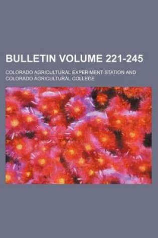 Cover of Bulletin Volume 221-245