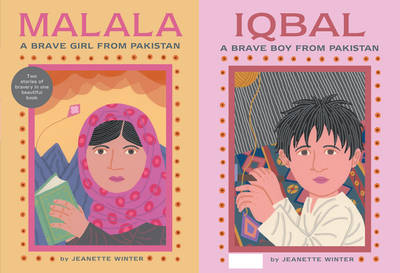 Book cover for Malala, a Brave Girl from Pakistan/Iqbal, a Brave Boy from Pakistan